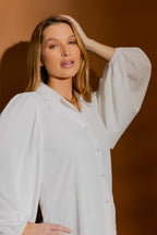 White Silky Princess Shirt