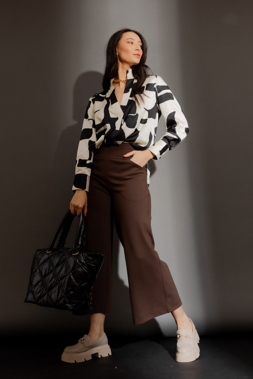 Mocha Ponte Jet Culotte