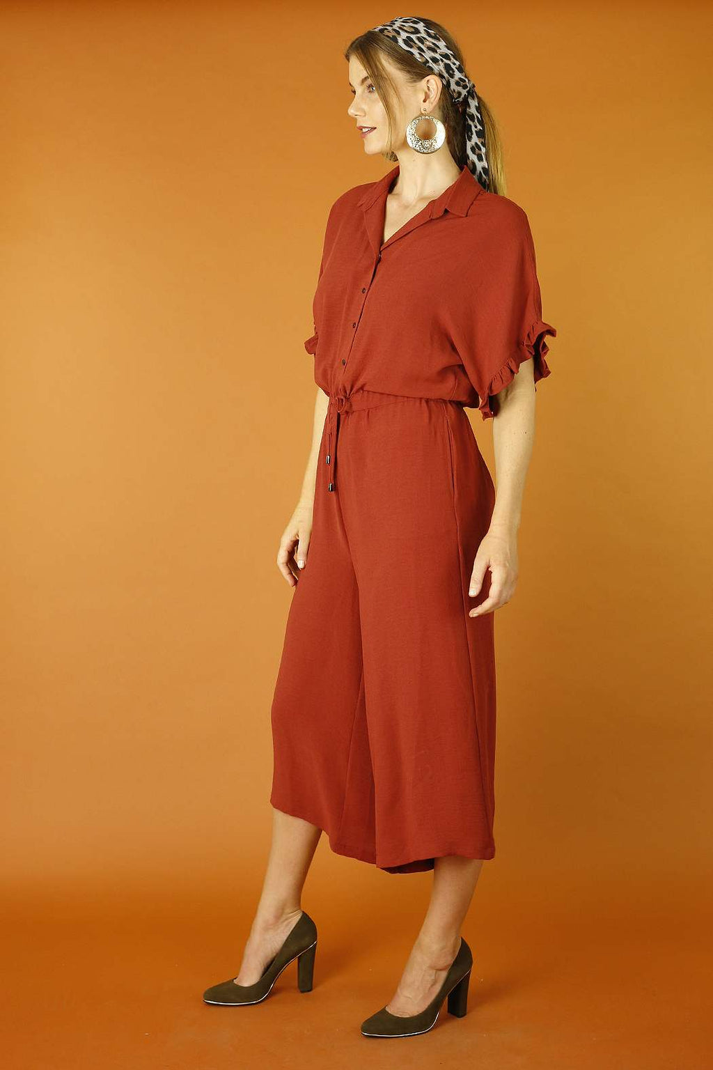 Rust Anna Jumpsuit - SALE