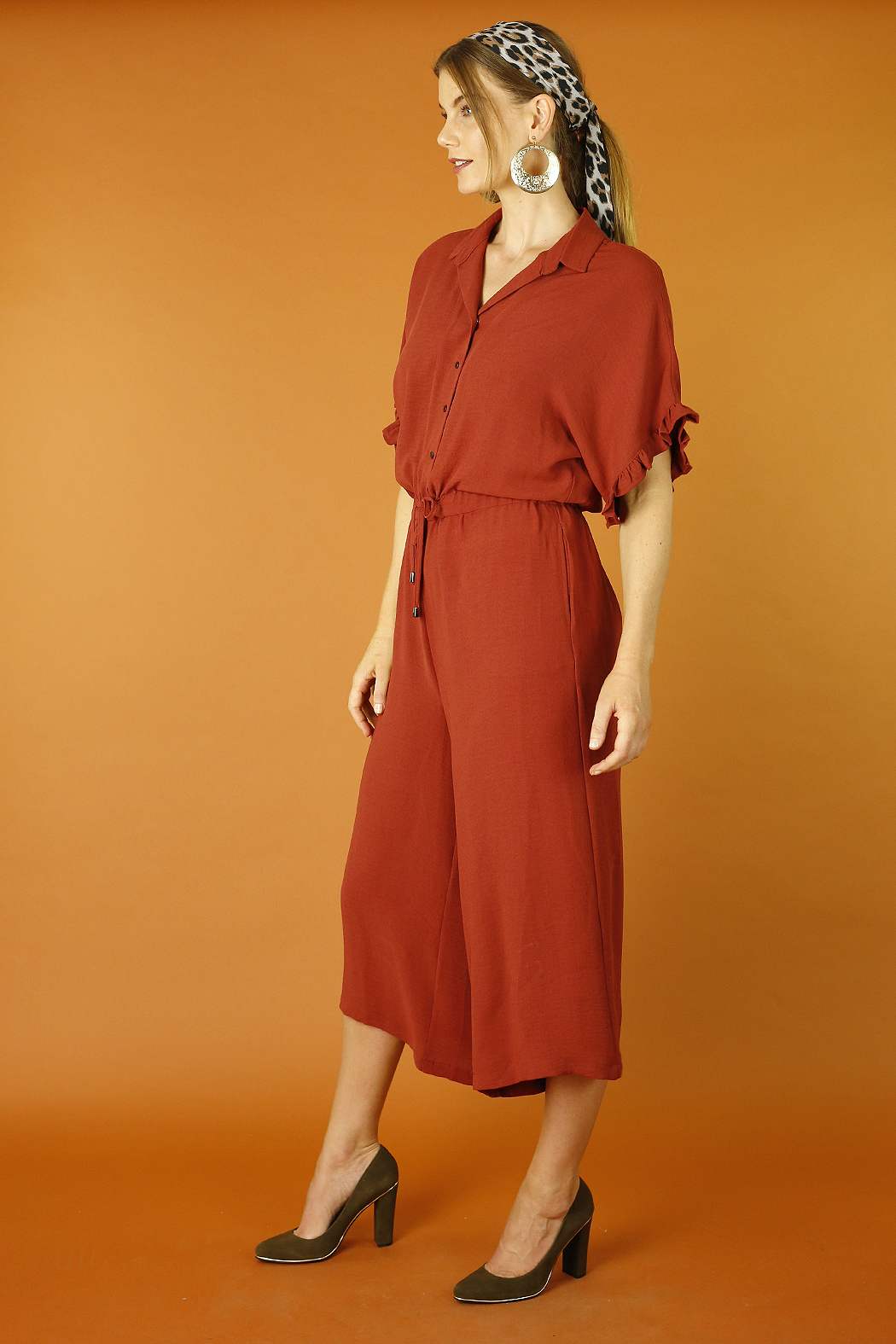 Rust Anna Jumpsuit - SALE