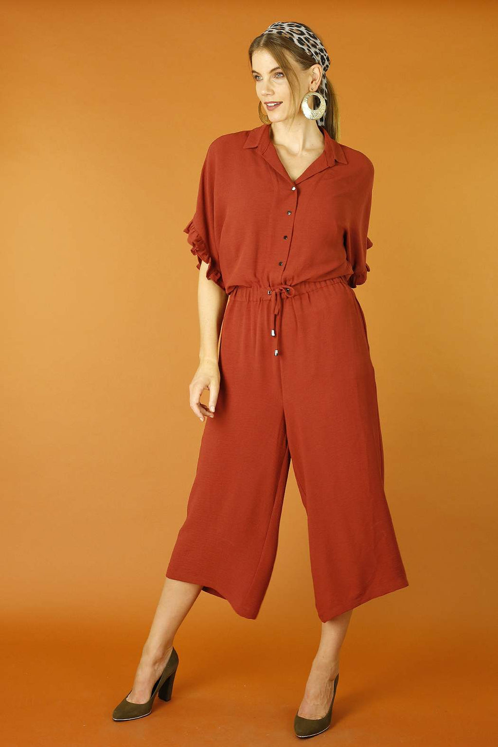 Rust Anna Jumpsuit - SALE