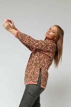 Coral Forest Rose Jumper - FINAL SALE