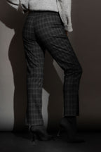 Charcoal Check Cigarette Pant Charcoal Check