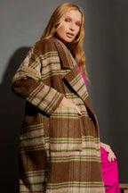 Chocolate Cocoon Coat