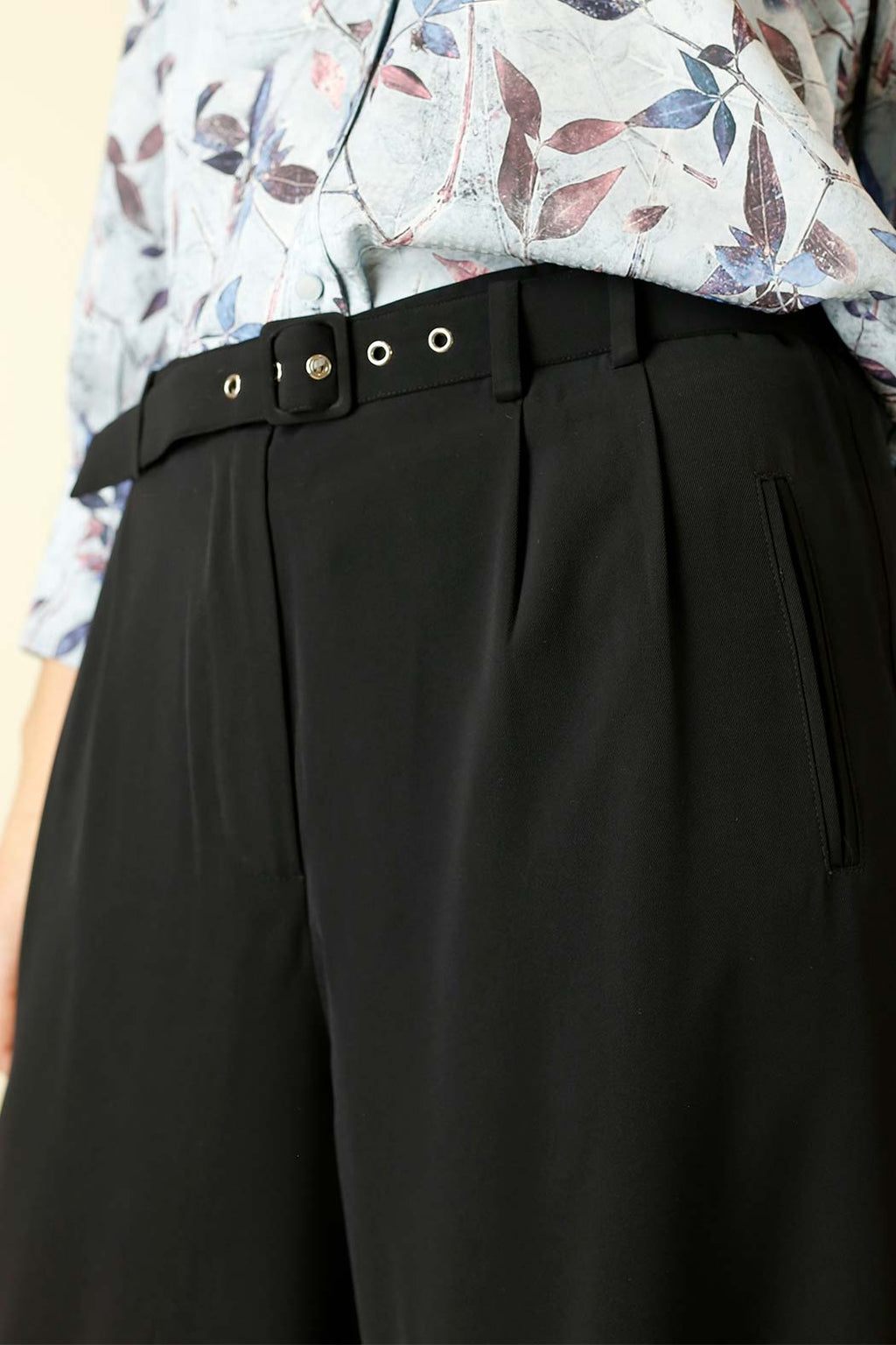 Black Euro Paperbag Culotte - SALE