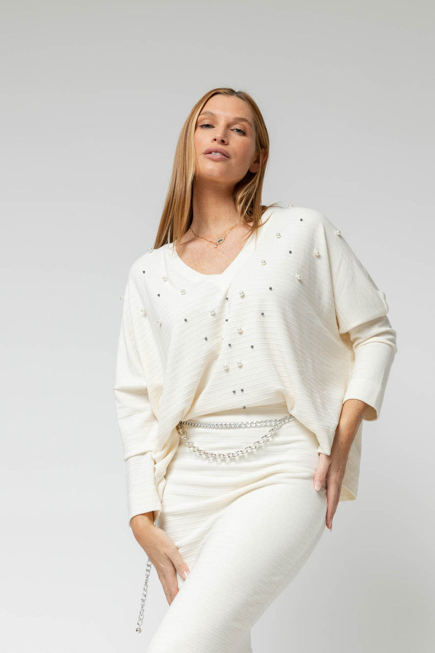 Ivory Ava Pearl Jumper