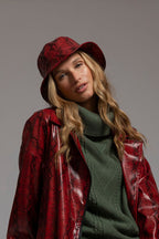 Red Waterproof Hat - FINAL SALE