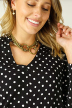 Bronze Stella Chain Necklace