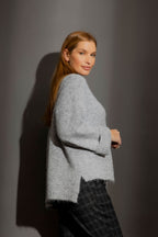 Grey Funnel Neck Jumper Grey S