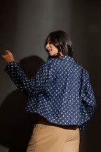 Dark Denim Sequin Jacket Dark Denim