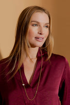 Gold Venetian Star Necklace Gold O/S