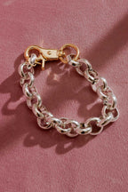 Silver Chunky Bracelet Silver O/S