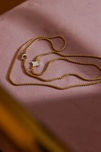 Gold Venetian Star Necklace Gold O/S