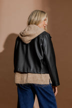 Black Faux Leather Jacket