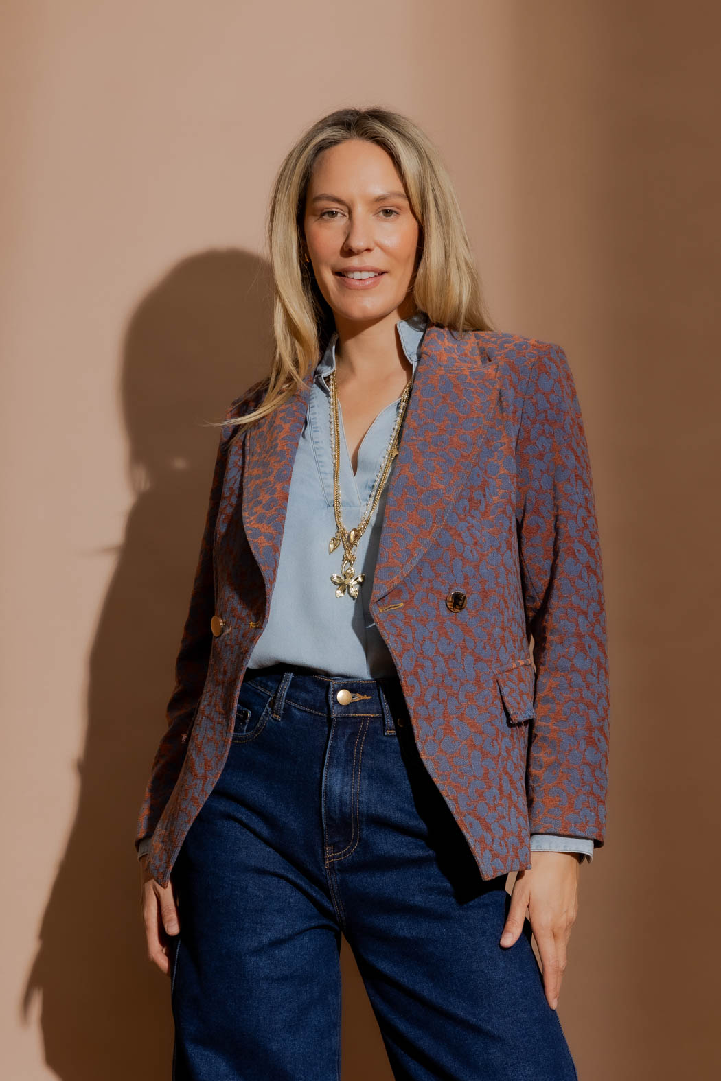 Rust Animal Denim Sisca Blazer Rust Animal