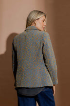 Gold Animal Denim Sisca Blazer Gold Animal