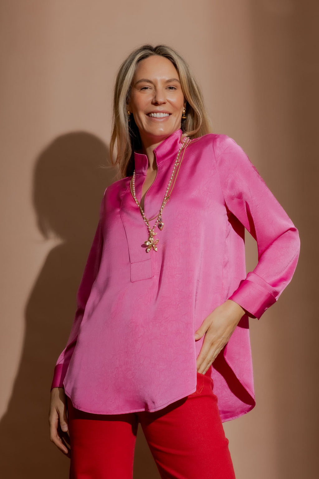 Pink Milan Blogger Shirt