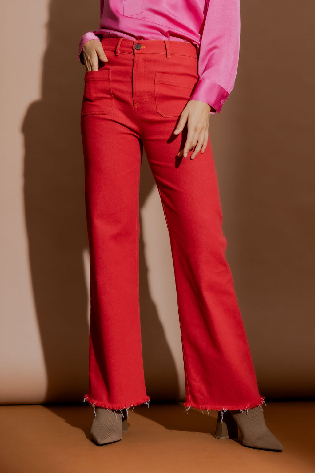 Red Pocket Jean