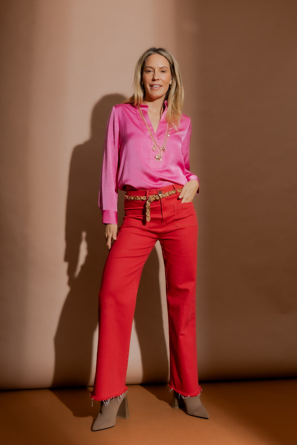 Red Pocket Jean