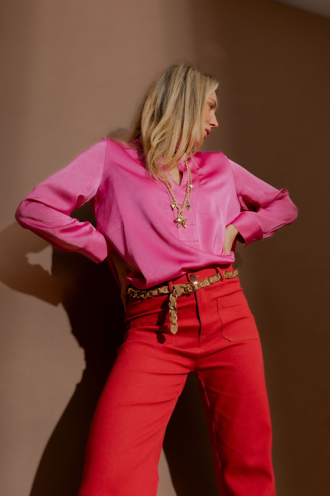 Pink Milan Blogger Shirt