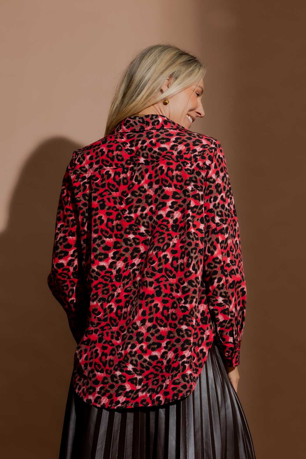 Red Animal Brit Blogger Shirt Red Animal