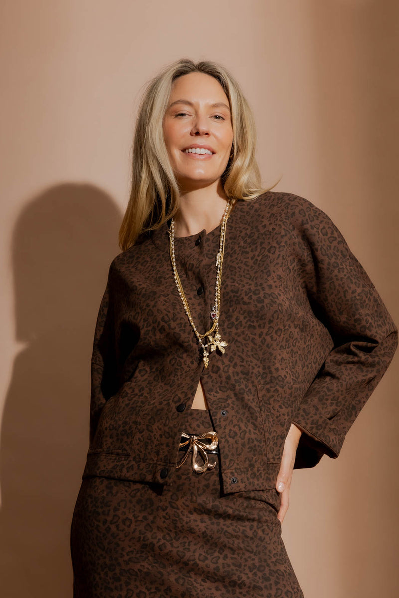 Animal Pocket Cardigan