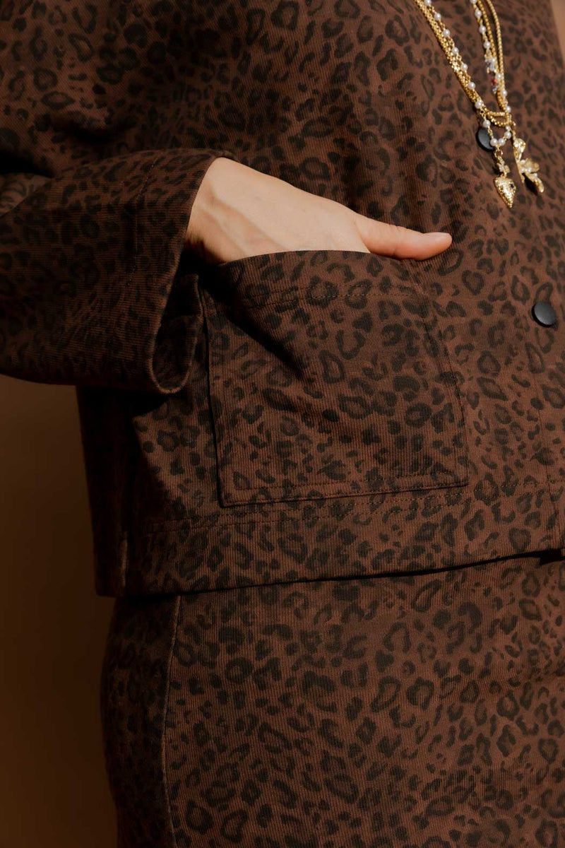 Animal Pocket Cardigan