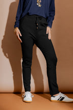 Black Ponte Pull-On Pant