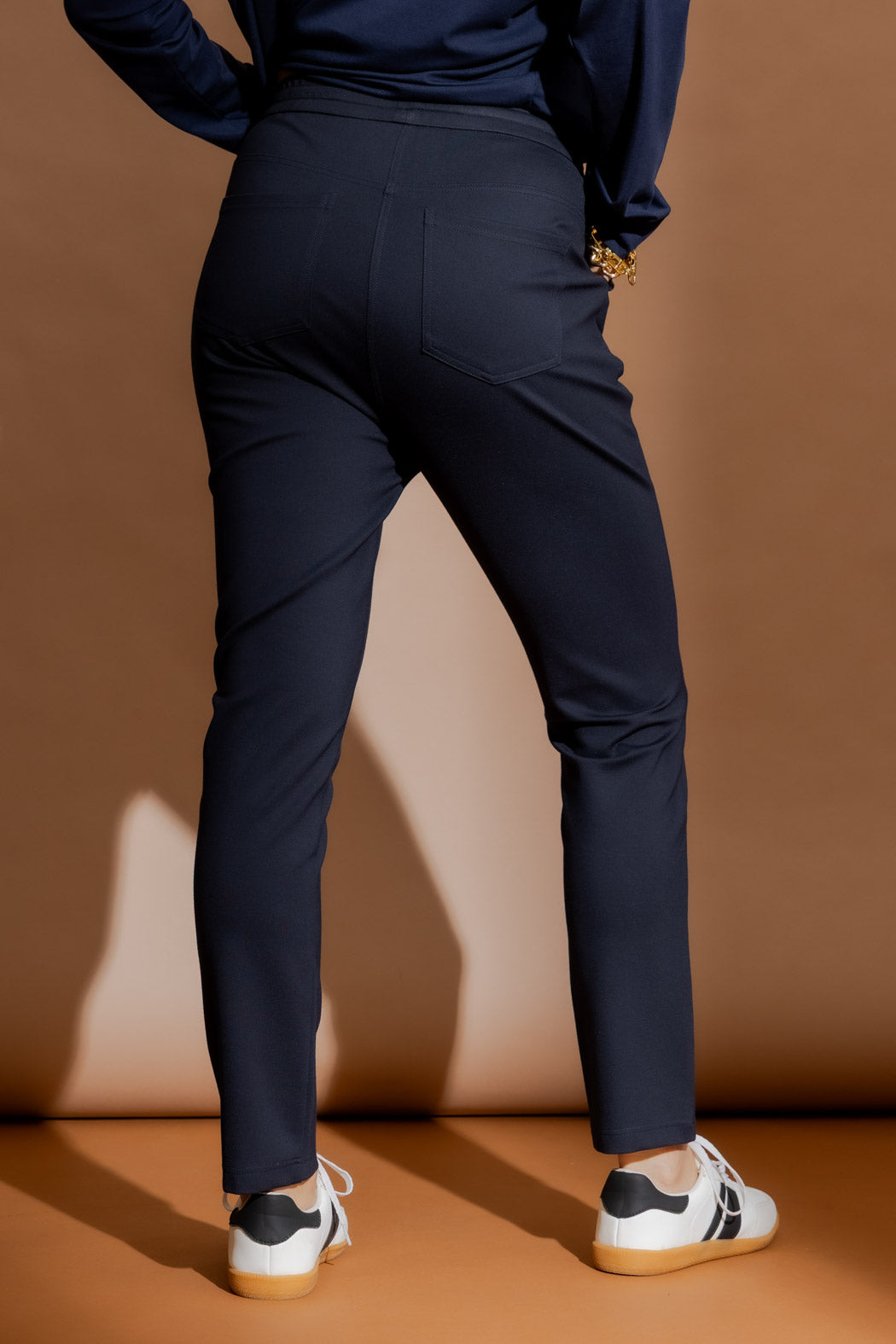 Navy Premium Ponte Jogger Pant