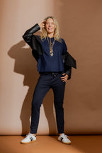 Navy Ponte Jogger Pant