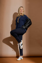 Navy Ponte Jogger Pant