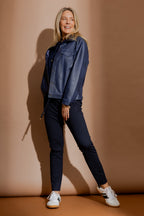 Navy Premium Ponte Jogger Pant