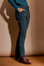 Teal Premium Ponte Jogger Pant
