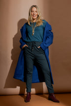 Teal Premium Ponte Jogger Pant