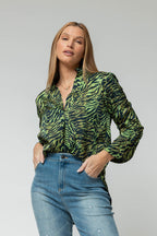 Green Animal Blogger Shirt