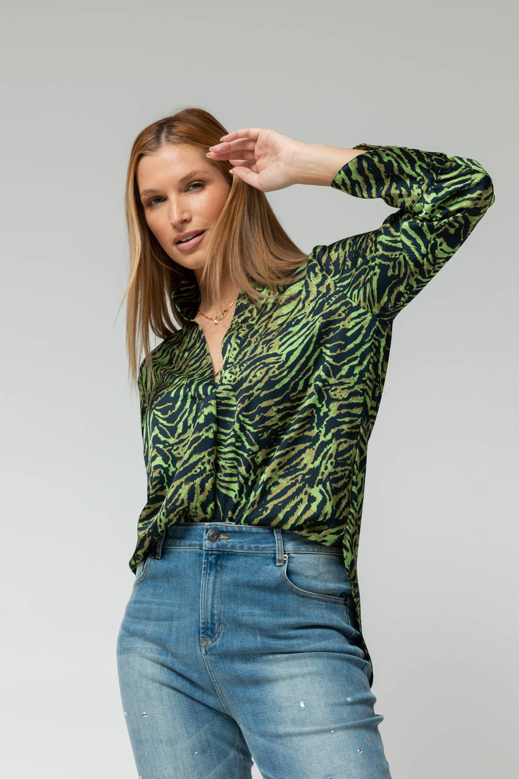 Green Animal Blogger Shirt