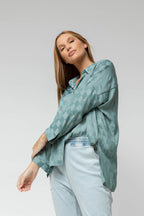 Sage Everyday Silky Shirt - Final Sale