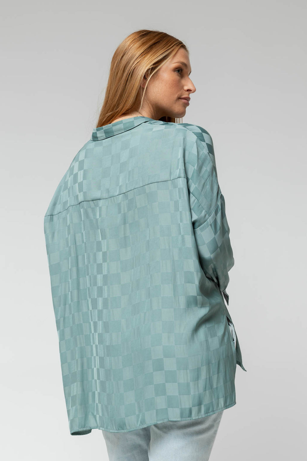 Sage Everyday Silky Shirt - Final Sale