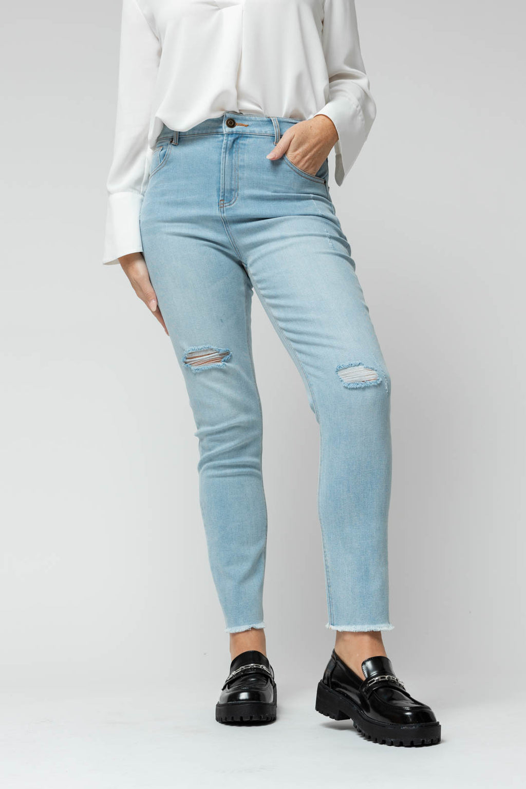 Light Denim Stretch Milan Jean