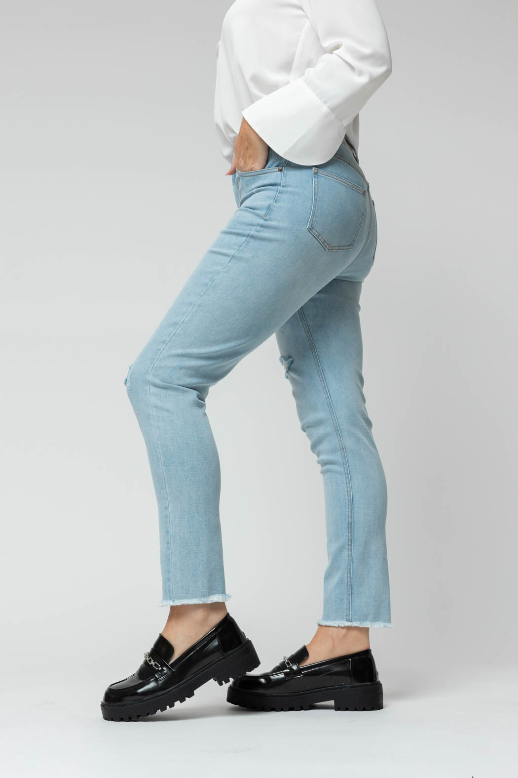 Light Denim Stretch Milan Jean