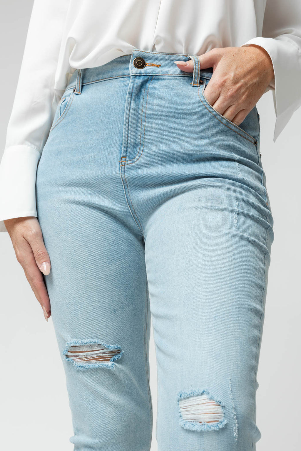 Light Denim Stretch Milan Jean