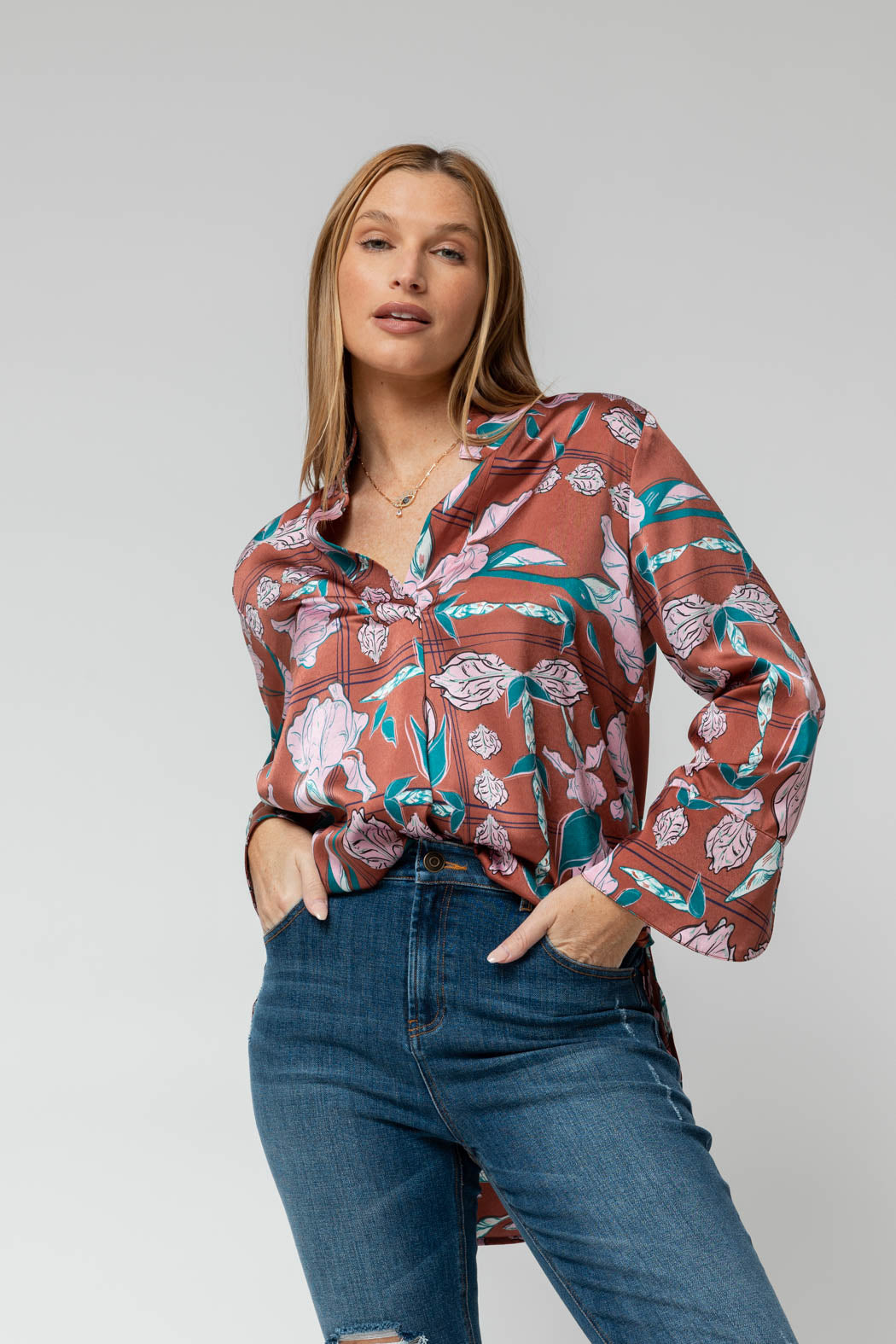 Sienna Leaf Blogger Shirt