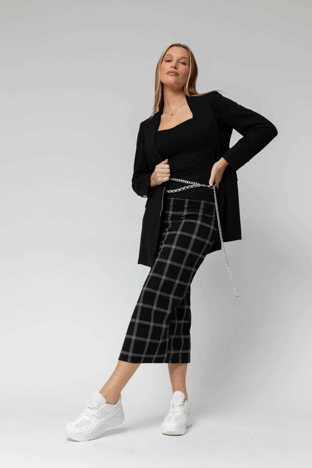 Black Ponte Bustier Cami- Sale