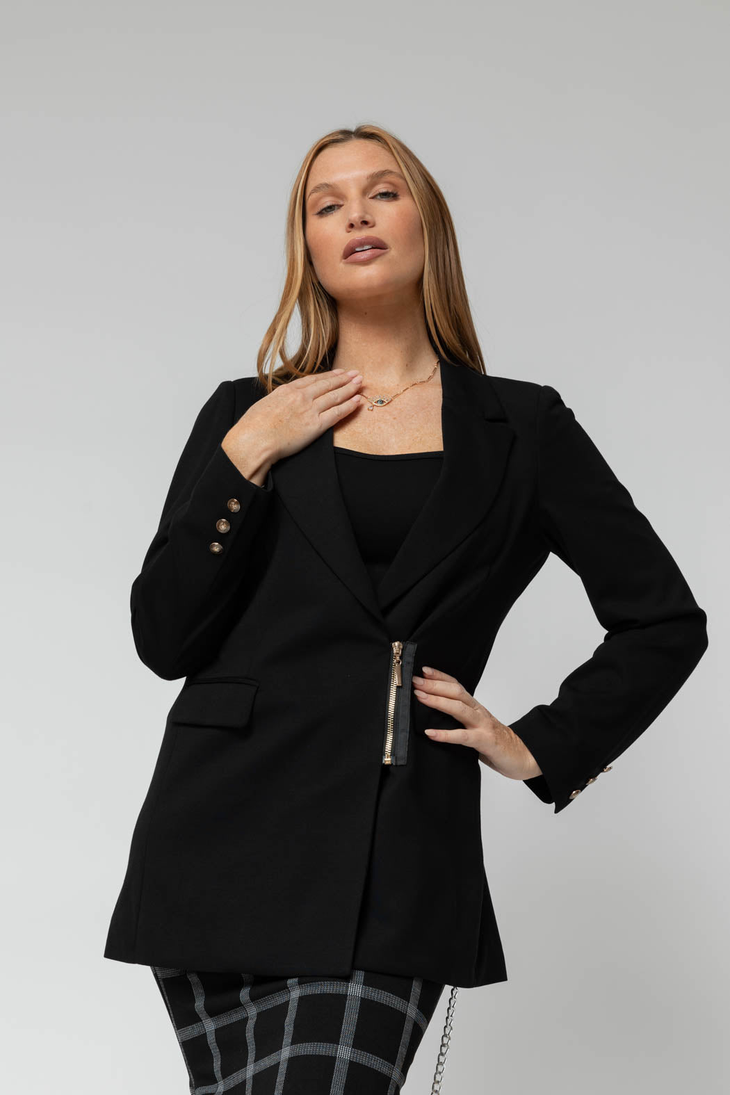 Black Ponte Zippy Blazer