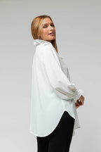 Ivory Double Frill Blouse