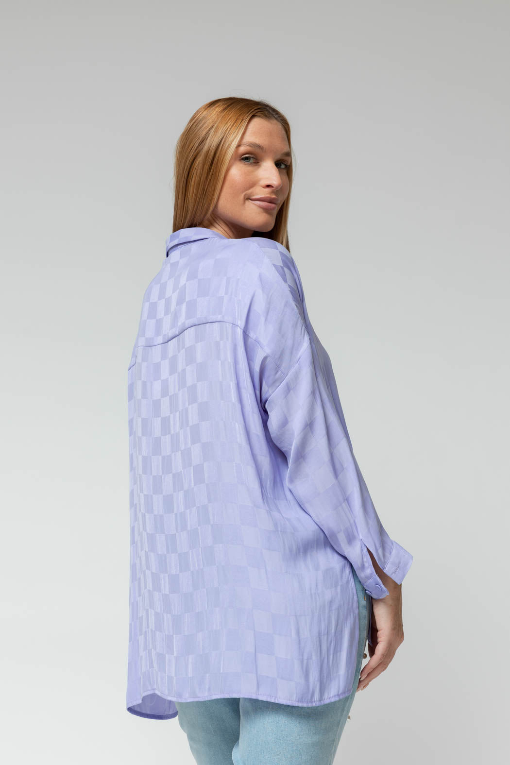 Lilac Everyday Silky Shirt - Final Sale