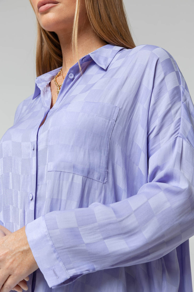Lilac Everyday Silky Shirt - Final Sale