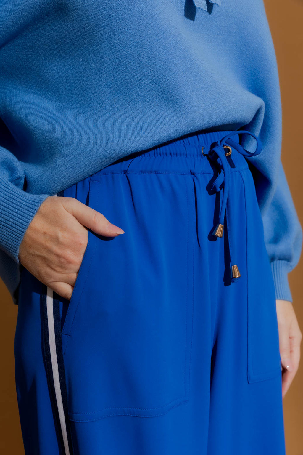 Cobalt Stripe Sport Culotte