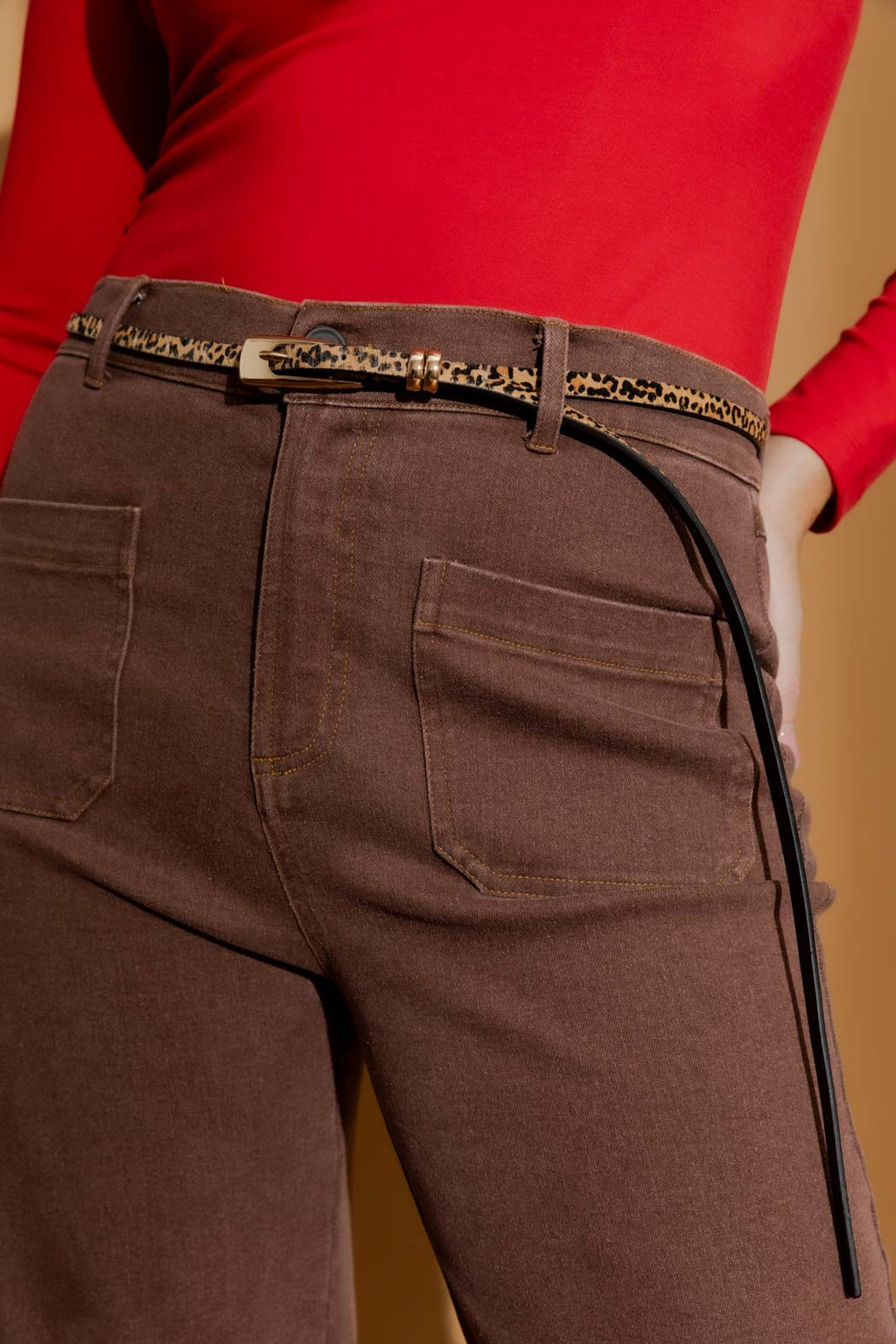 Thin Animal Belt One Size