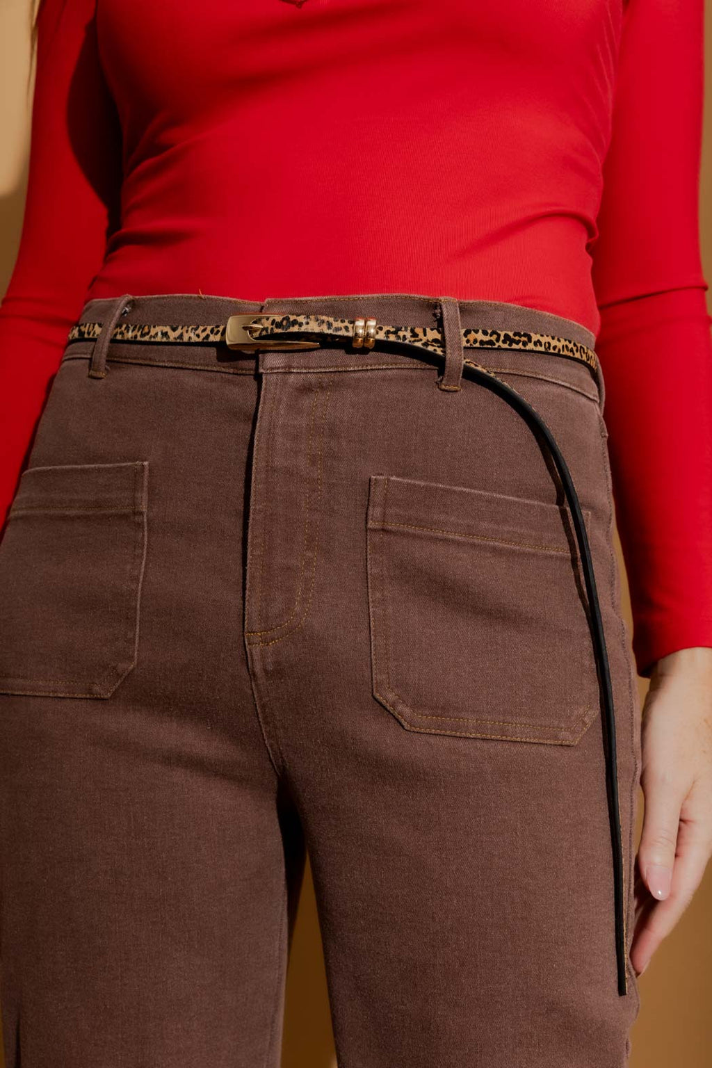 Thin Animal Belt One Size